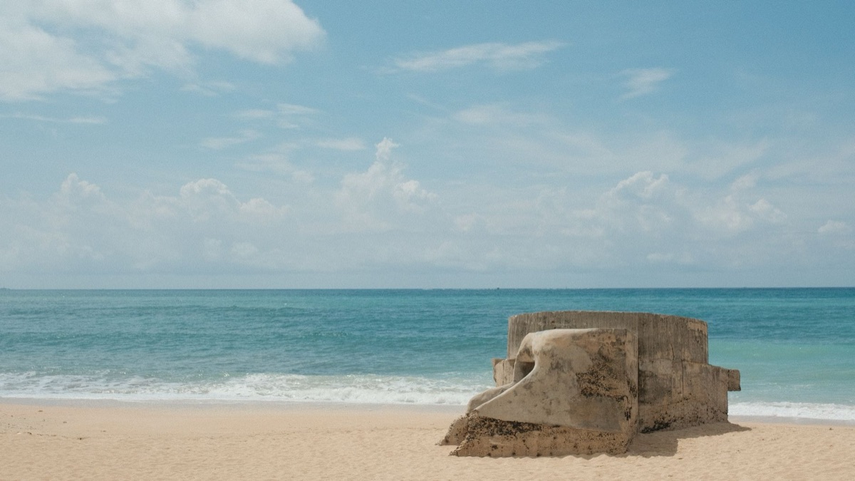 Plage blanche d'Okinawa