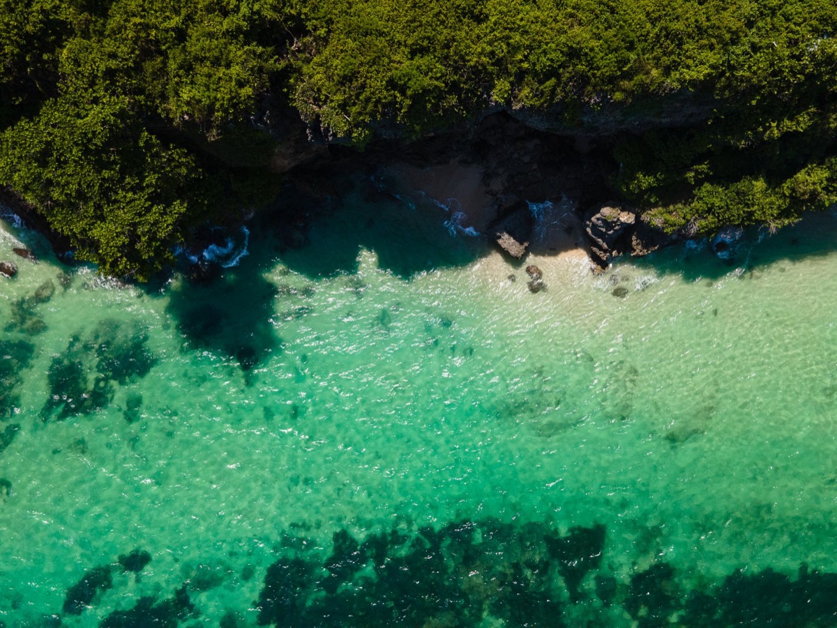 okinawa beach with turquoise water