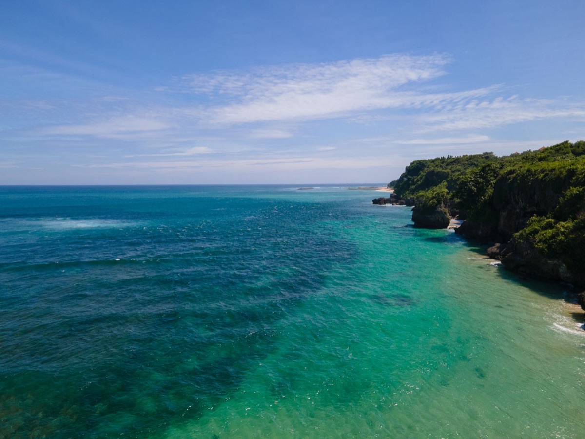 微山島岸線，海濱風光
