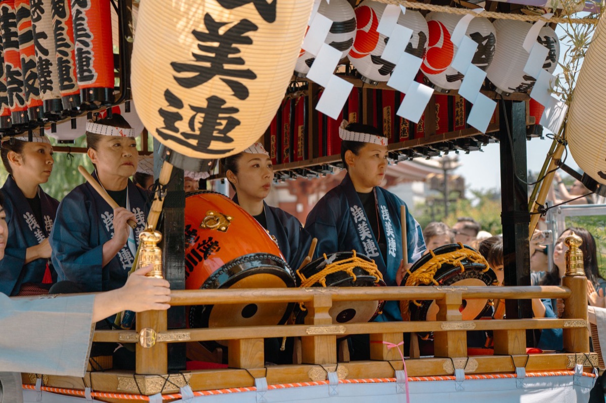 traditional music festival and modern music venue compositing with cultural and contemporary setting