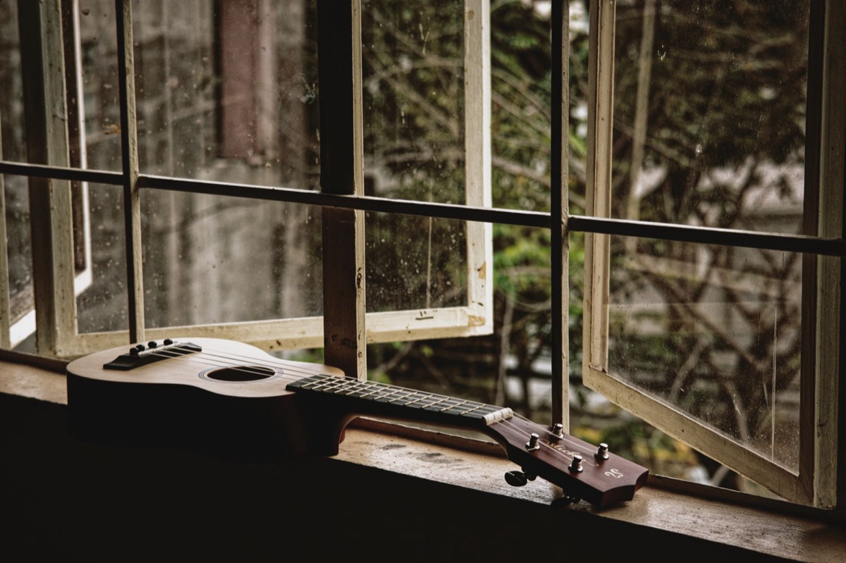 modern music instrument in Okinawan context