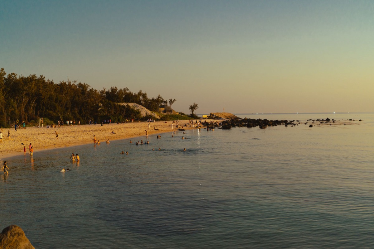 Plage d'un resort en Okinawa
