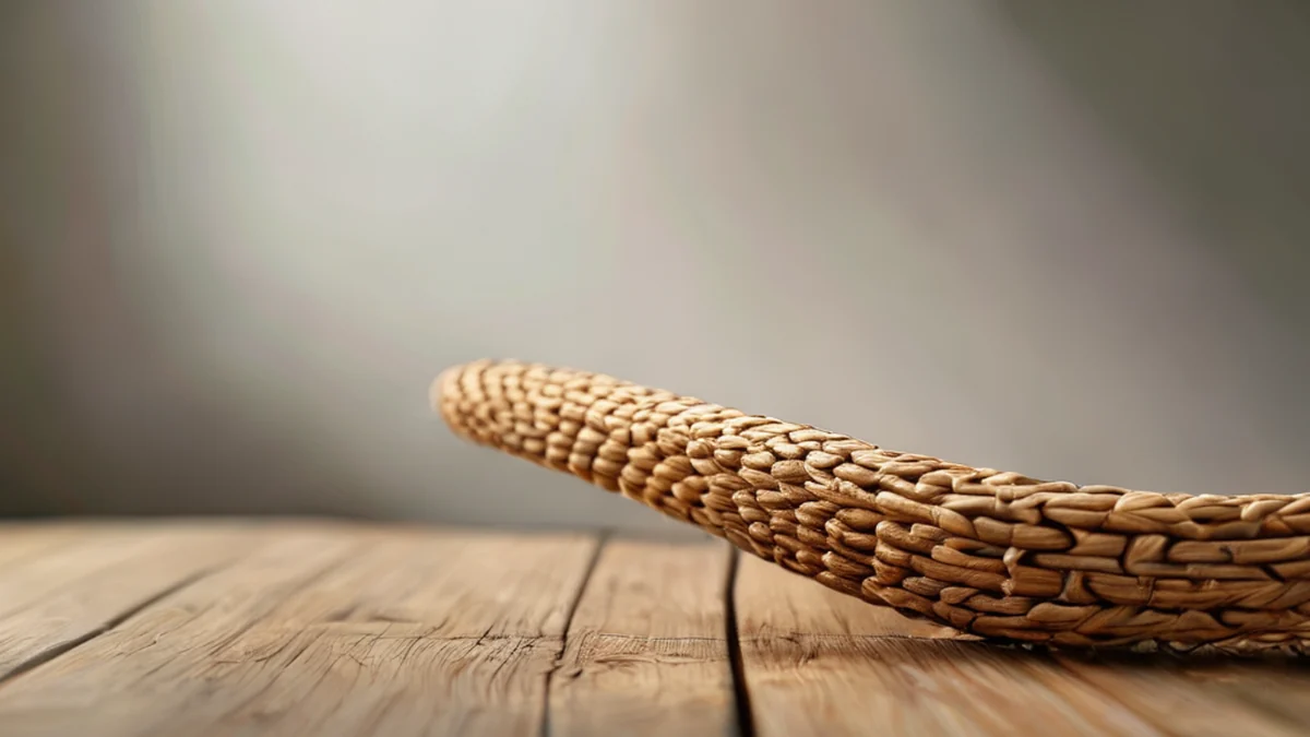 Rattan Stake voor het verzamelen van meubels, gemaakt van natuurlijk rattan materiaal.