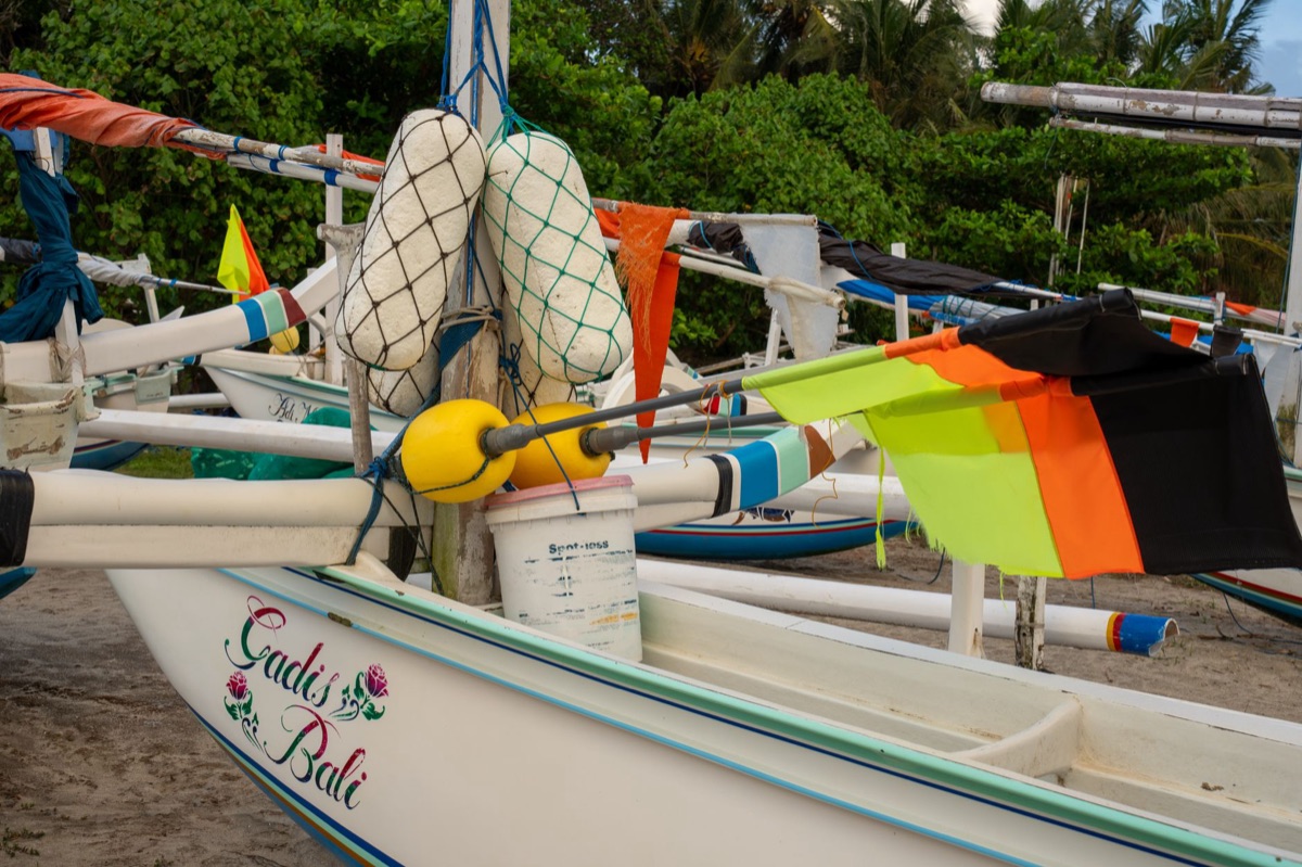 Traditional Okinawan fishing boat