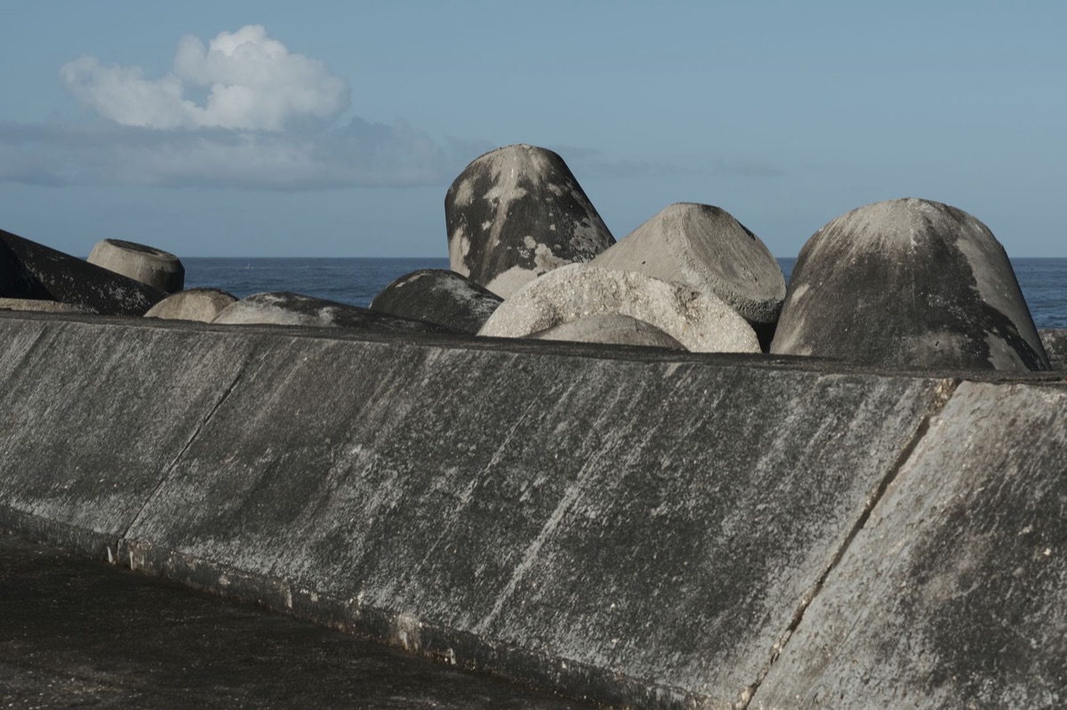 Tranchée défensive japonaise à Okinawa