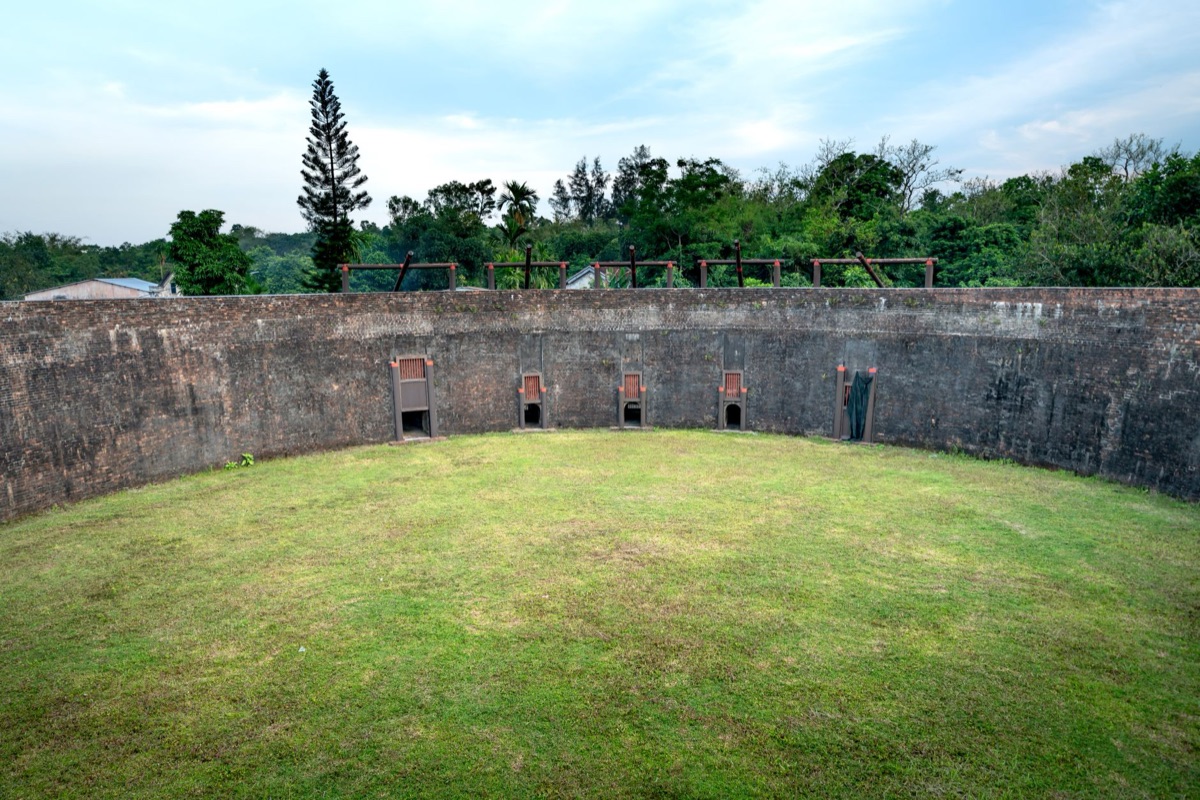 Okinawa military base surroundings and historical context